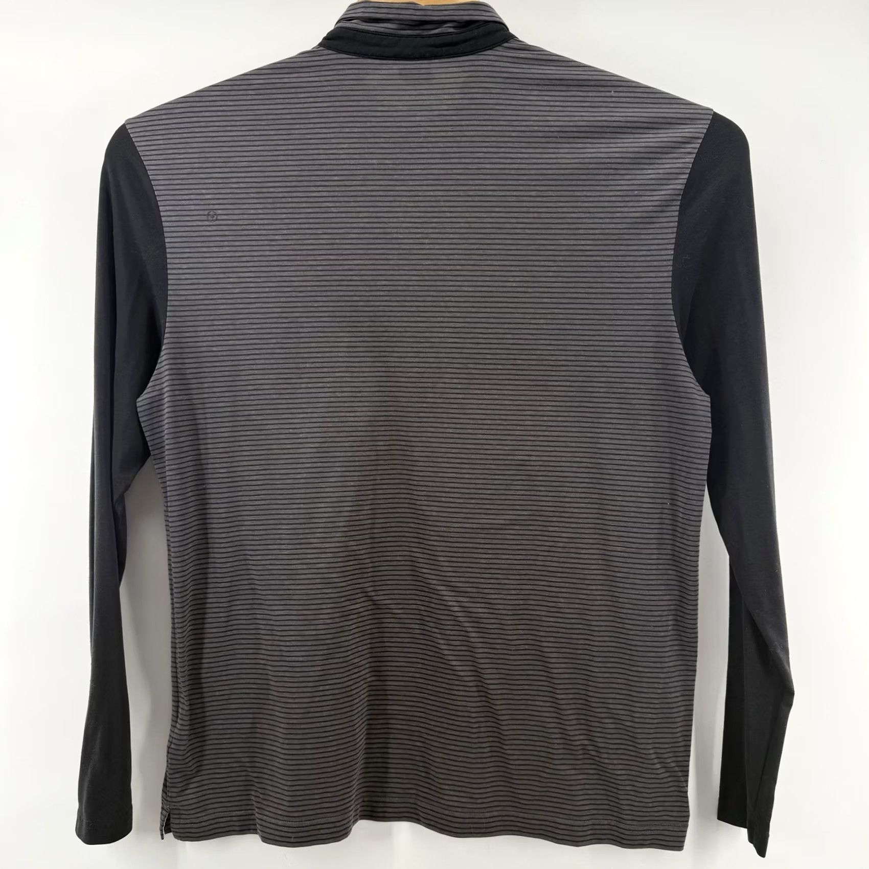 Vintage PING Shirt Mens XL Gray Striped Long Sleeve SensorCool Golf Performance Polo Size US XL / EU 56 / 4 - 2 Thumbnail