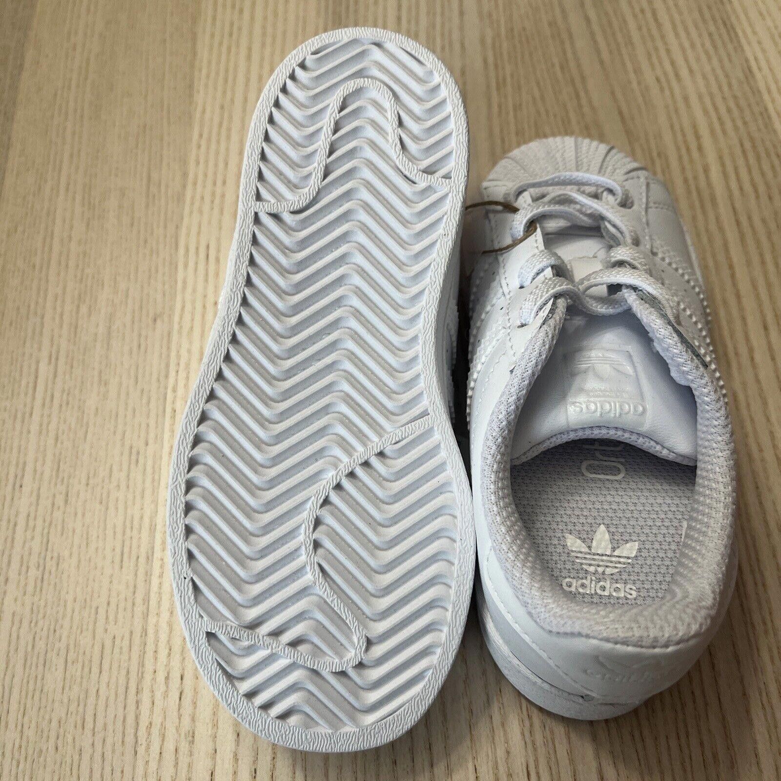 Adidas adidas toddler Superstar EL I Shoes All White EF5397 9K Size US 9 / EU 42 - 5 Thumbnail