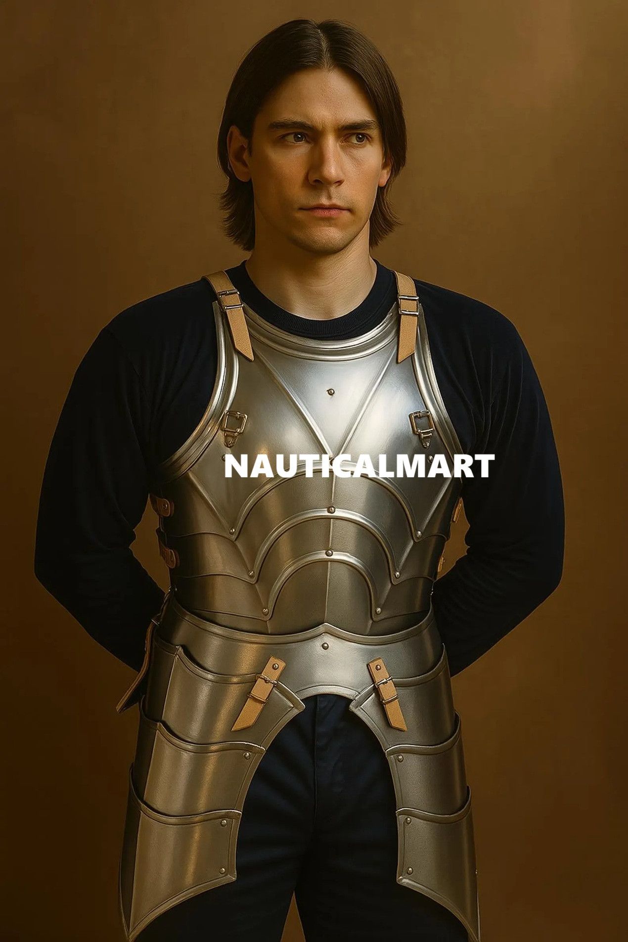 Other Medieval Steel Knight Armor Suit Size ONE SIZE - 6 Thumbnail