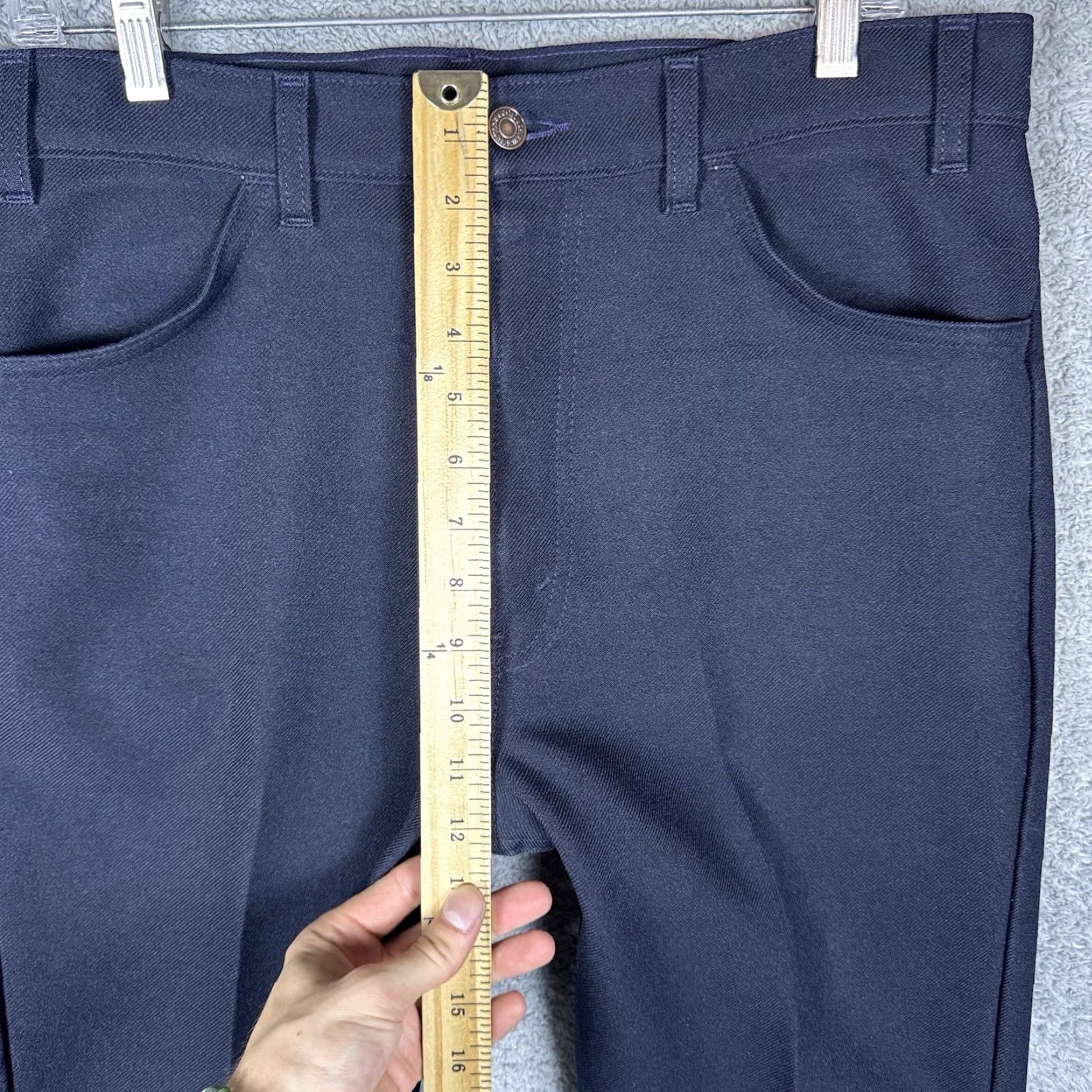Levi's VINTAGE Levi's Pants Mens 35x34 USA 1996 Sta Prest 517 Bootcut Dacron Rockabilly Size US 35 - 5 Thumbnail