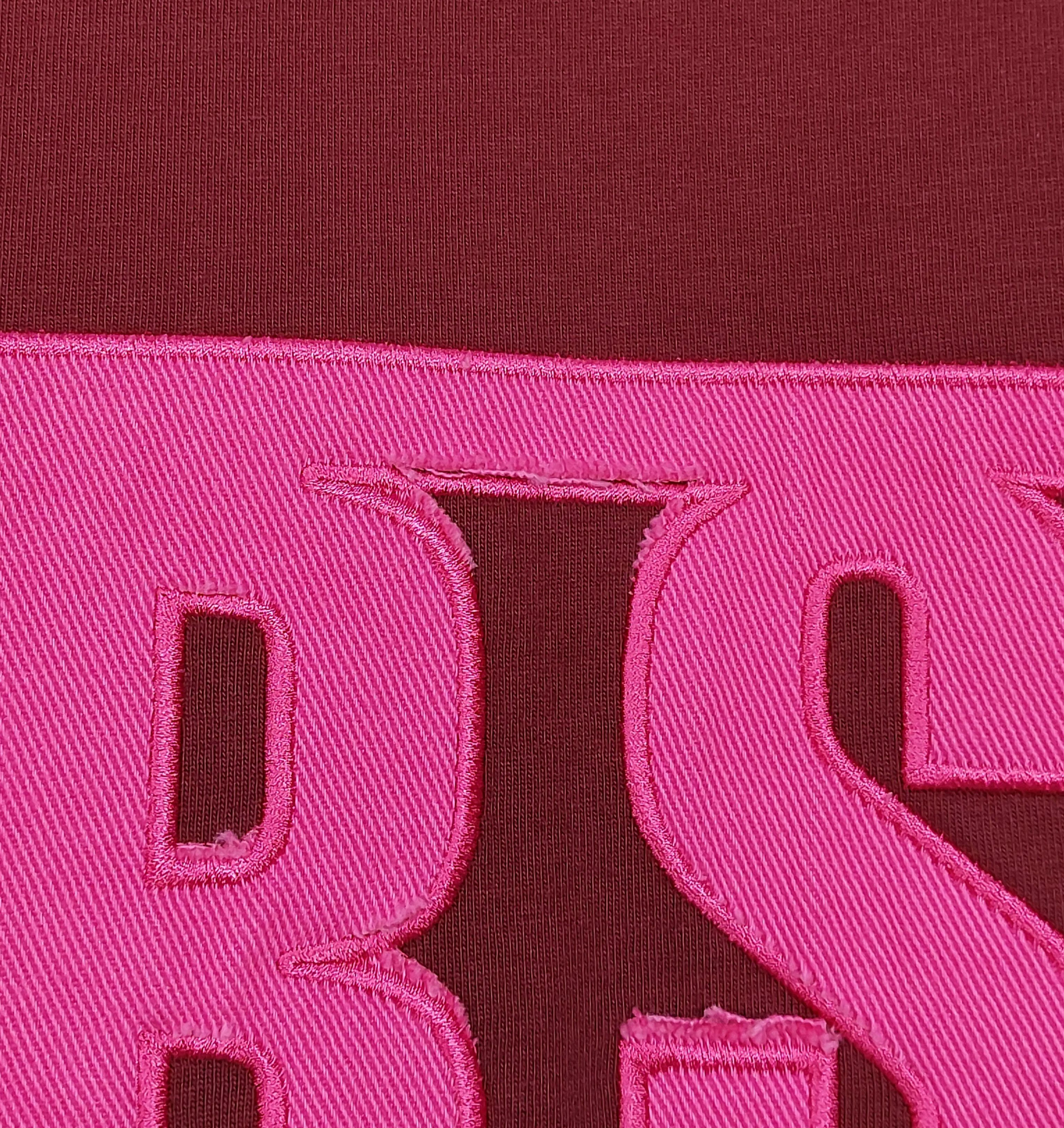 DENIM TEARS down by the tears LS rugby polo shirt - red/pink L Size US L / EU 52-54 / 3 - 10 Thumbnail