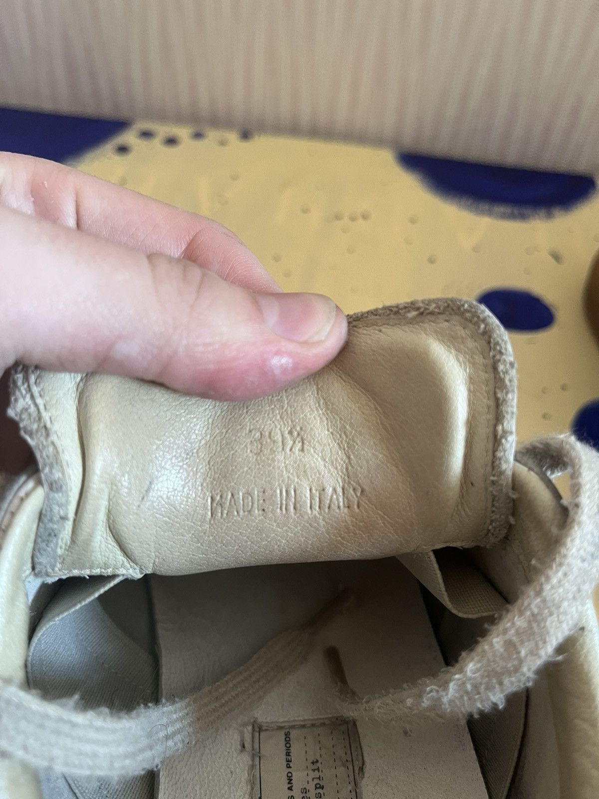 Maison Margiela MAISON MARGIELA replica gats low white/gray leather sneakers Size US 6.5 / EU 39-40 - 8 Thumbnail