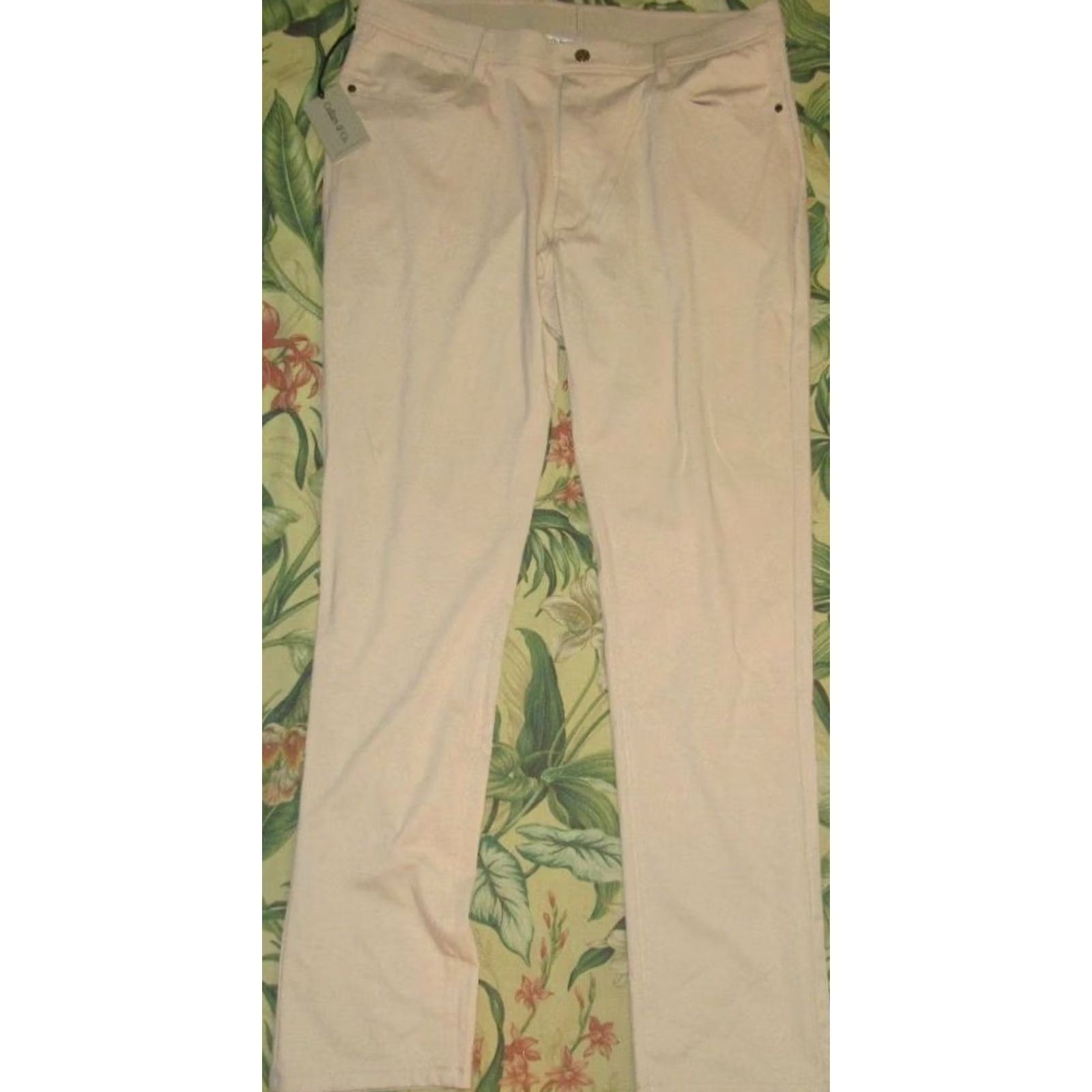 CO COLLARS & CO Stone CEO Tech Pull On Pants 38 x 34 NWT Mens Chino Stone 38x34 Size US 38 / EU 54 - 3 Thumbnail