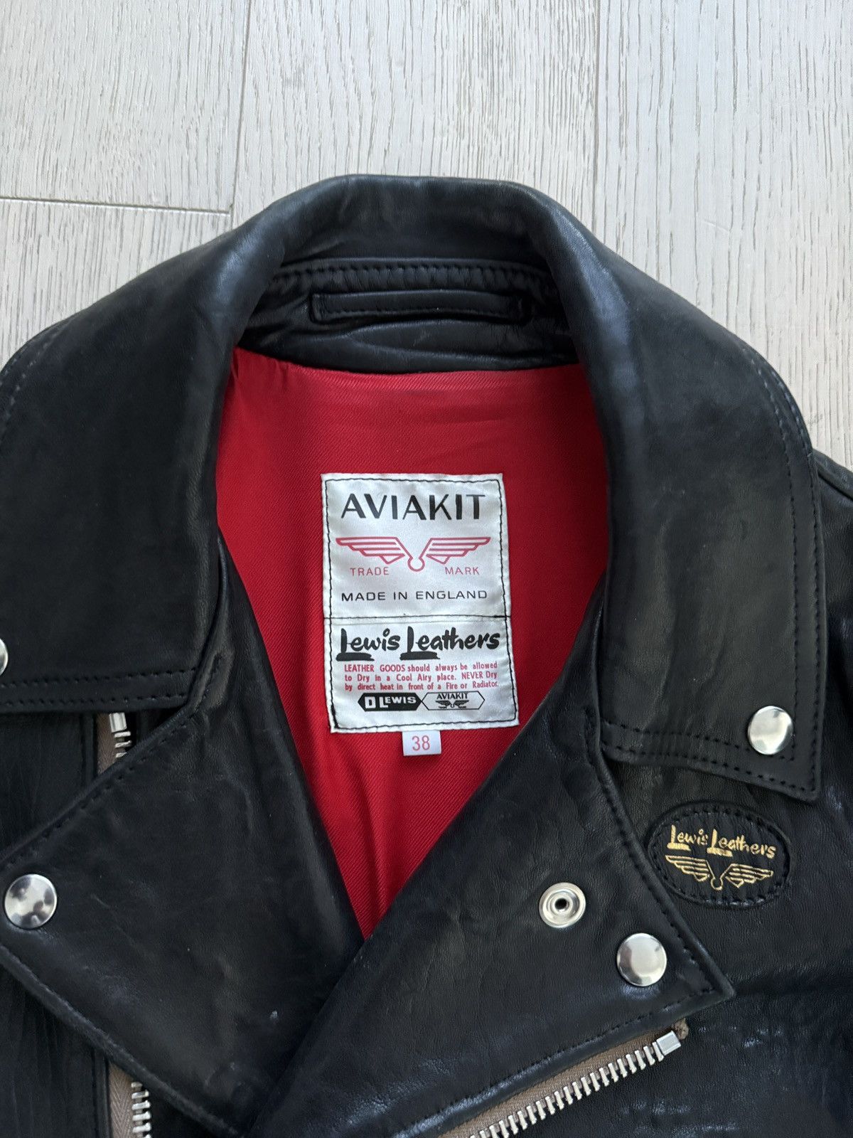 Lewis Leathers Lewis Leathers Cyclone Jacket Sheep Skin Size US M / EU 48-50 / 2 - 2 Thumbnail