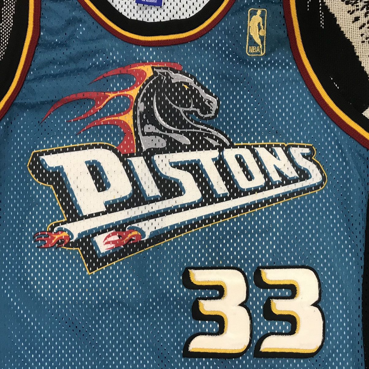 Other 90s Detroit Pistons Grant Hill Authentic NBA Jersey Champion Size US M / EU 48-50 / 2 - 2 Thumbnail