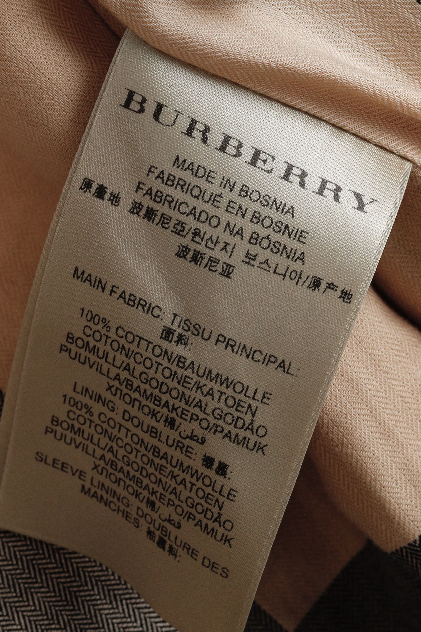 Burberry Burberry Brit Beige Belted Double-Breasted Trench Coat Size S / US 4 / IT 40 - 13 Thumbnail