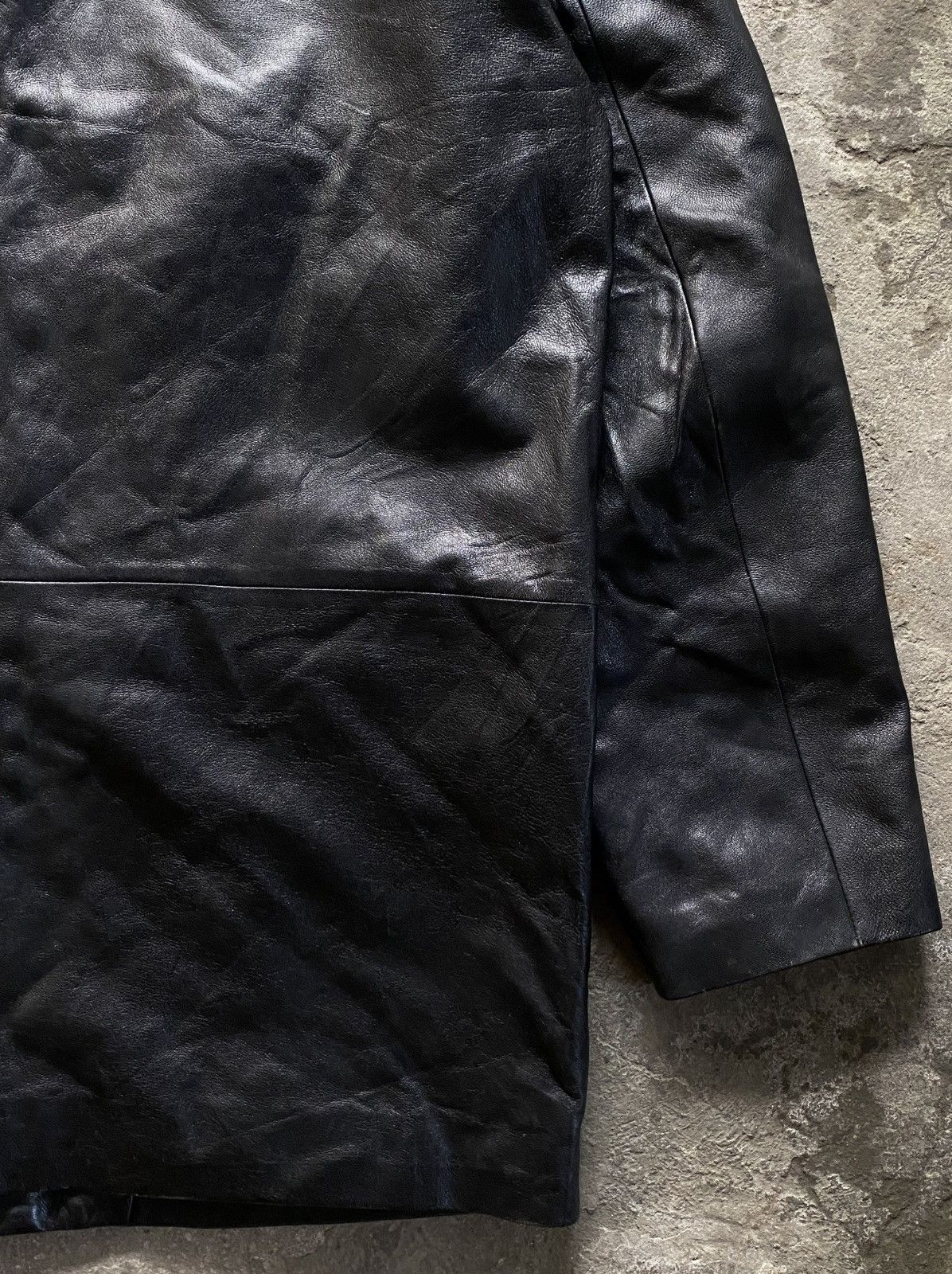 Balenciaga Balenciaga - 1997 Zip-up leather jacket Size US L / EU 52-54 / 3 - 11 Thumbnail