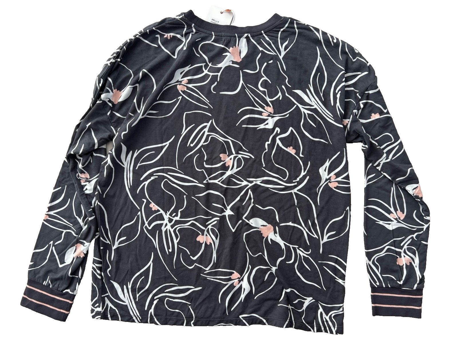 Other PJ Salvage Loungewear Love Lines Top Charcoal Floral ( S ) Size S / US 4 / IT 40 - 3 Thumbnail