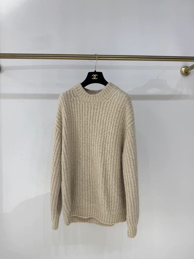 Loro Piana LORO PIANA Cashmere yarn cocoon round neck sweater Size XS / US 0-2 / IT 36-38 - 1 Thumbnail