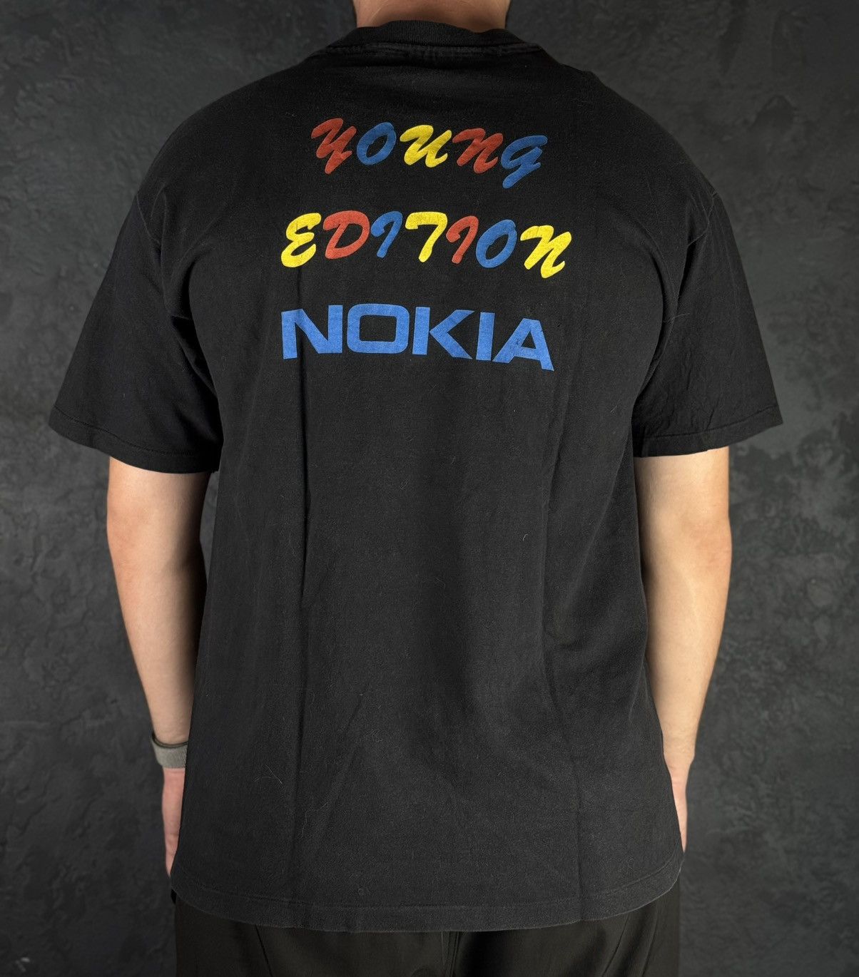 Vintage 90s Vintage Nokia Young Edition Single Stitch Promo Tee Size US XL / EU 56 / 4 - 2 Thumbnail