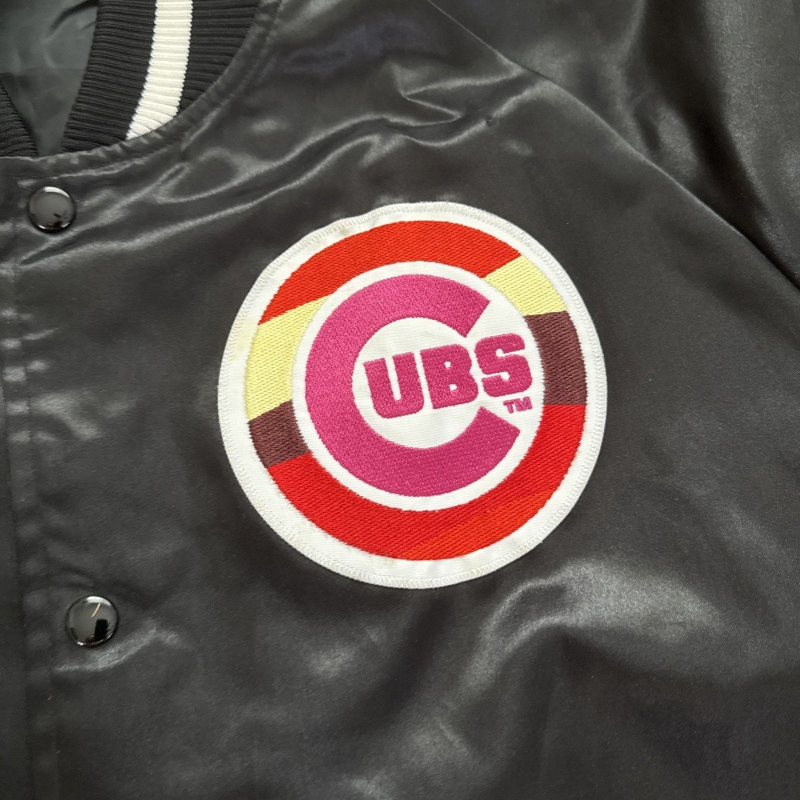 Mitchell & Ness Takashi Murakami ComplexCon Cubs Satin Jacket Size US XXL / EU 58 / 5 - 3 Thumbnail