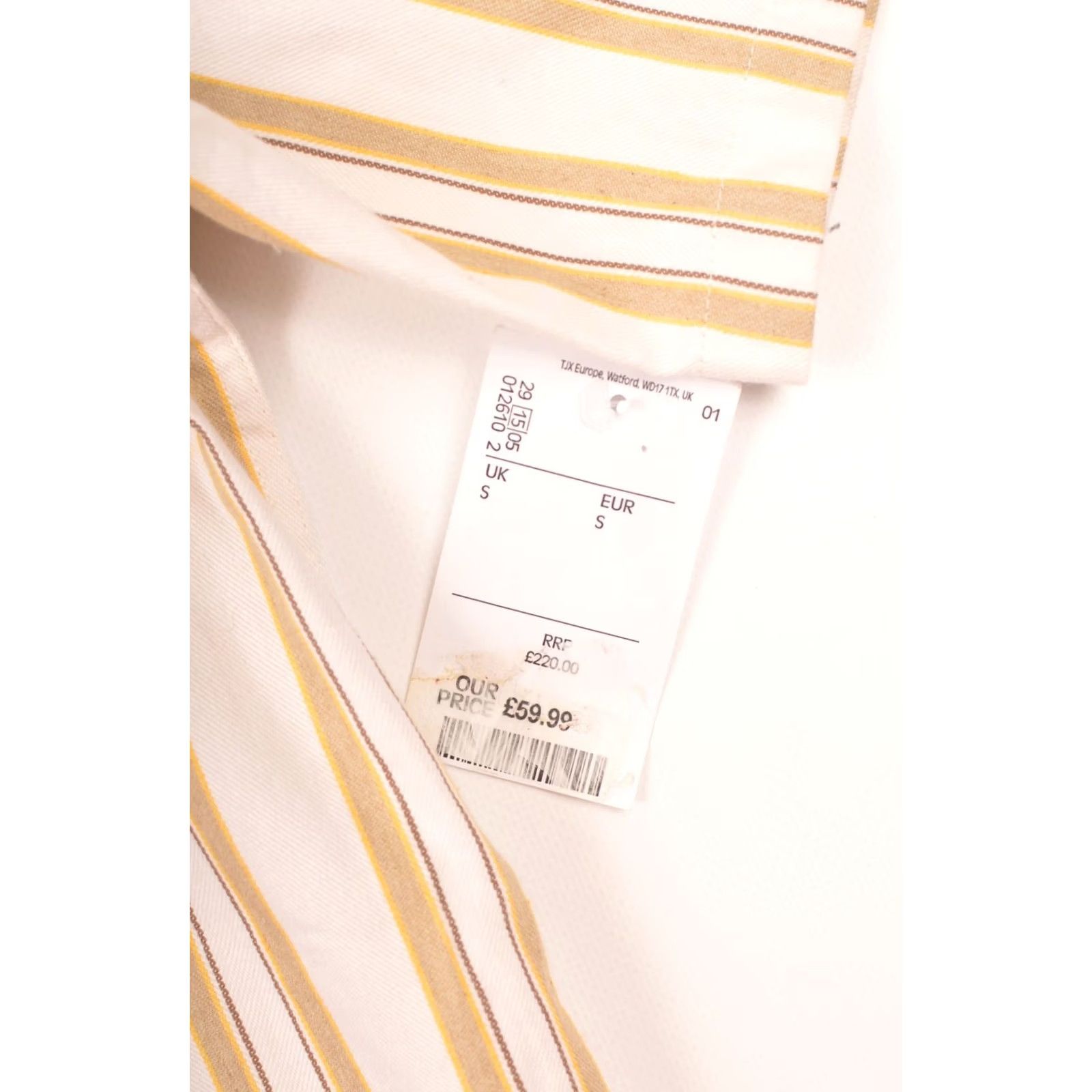 King & Tuckfield King & Tuckfield London Striped Short Sleeve Button Shirt Size S Mens Multicolor Shirt Size US S / EU 44-46 / 1 - 3 Thumbnail