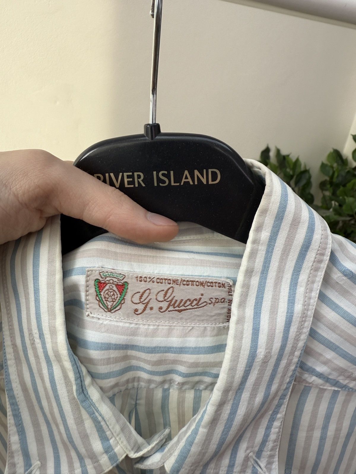 Gucci Vintage Gucci Retro Button Up Striped Rare Shirt Size US L / EU 52-54 / 3 - 6 Thumbnail