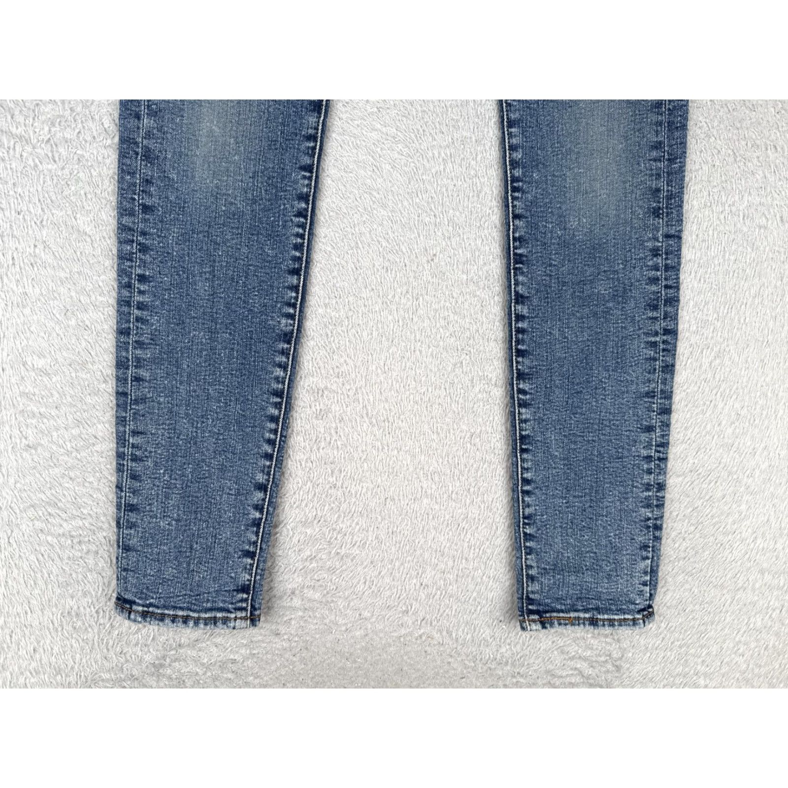 Levi's Levi's Premium Jeans Womens 29x32 Blue Extreme Skinny Fit Jeans Chainsaw Rinse - 5-Pocket Denim Zip Fly Slim City Mens? Size 29" - 2 Thumbnail