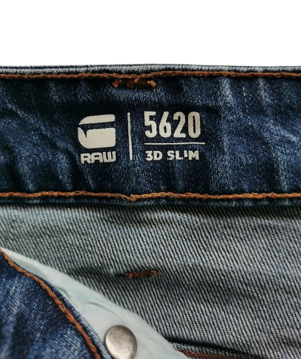 G-Star G Star Raw 5620 3D Slim Jeans Size US 30 / EU 46 - 8 Thumbnail