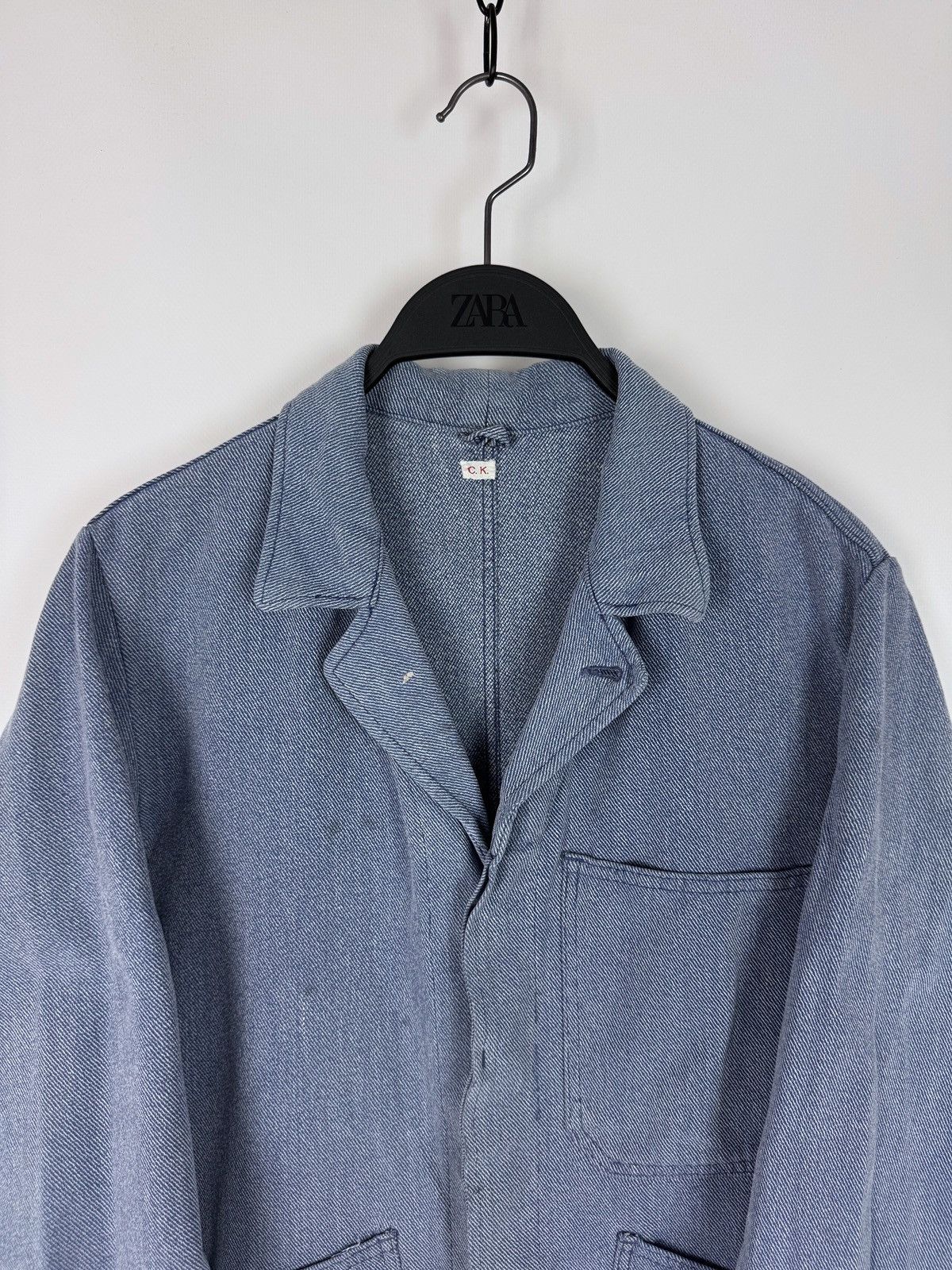 Vintage 70-80’s Vintage Distressed Workers Cotton Chore Jacket Size US S / EU 44-46 / 1 - 5 Thumbnail