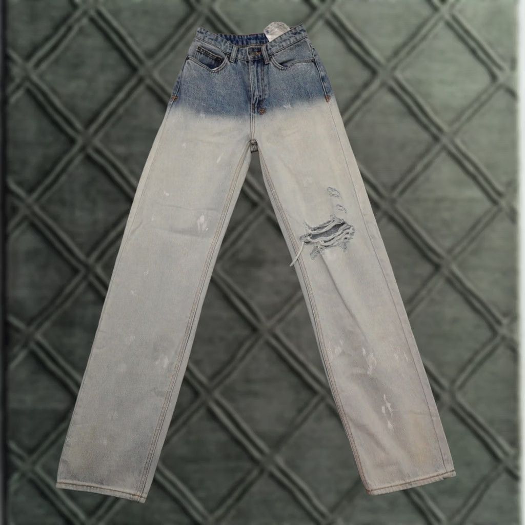 Ksubi Ksubi Jeans Womens 24 (24X33) Playback Mercury Dip-Dye High-Rise Jeans Shirt Size 42" / US 20 - 1 Thumbnail