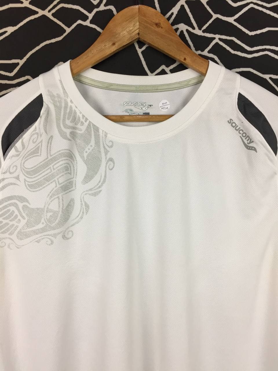 Saucony Saucony Performance Running Short Sleeve Athletic Tee Size US XL / EU 56 / 4 - 3 Thumbnail