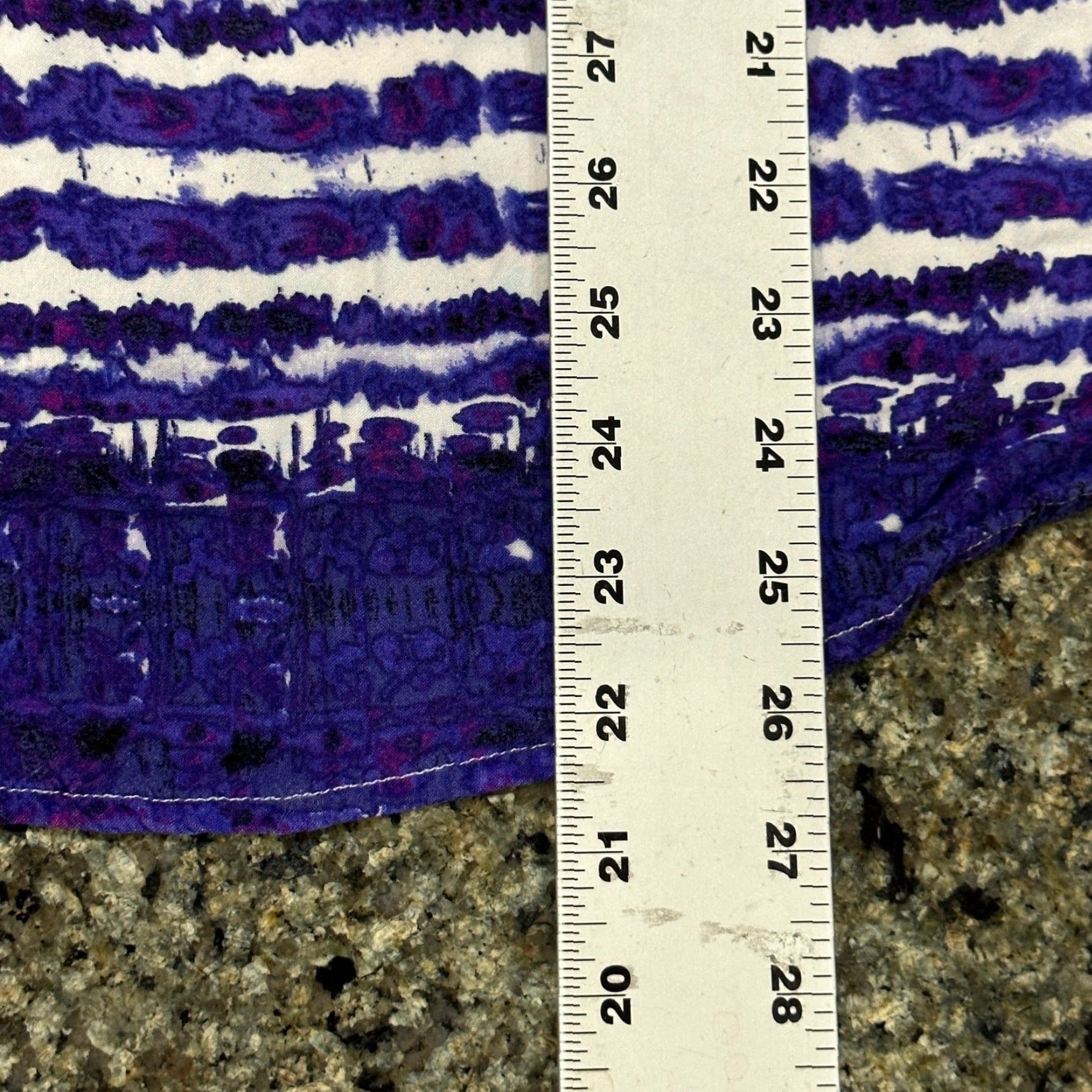 Faded Glory VINTAGE Faded Glory Bohemian Blouse Shirt Women Plus 2X Purple Short Sleeve Tunic Boho Island 2X Size XXL / US 16-18 / IT 52-54 - 7 Thumbnail