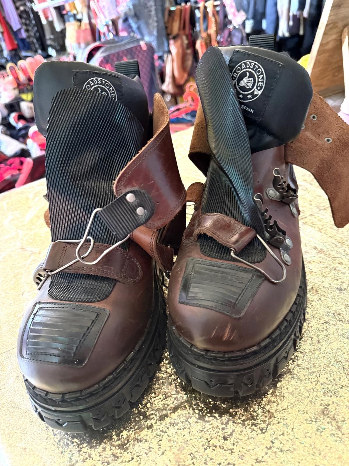 Other Gladstone Brown Leather Platform Boots Size ONE SIZE - 1 Thumbnail