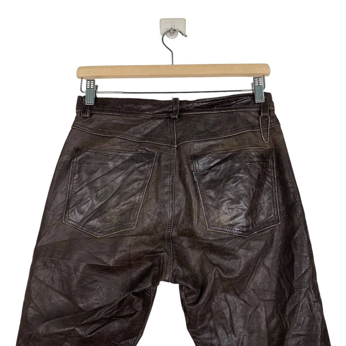 Leather UNION MADE by C's Men Leather Pant #0885-C40 Size US 30 / EU 46 - 8 Thumbnail