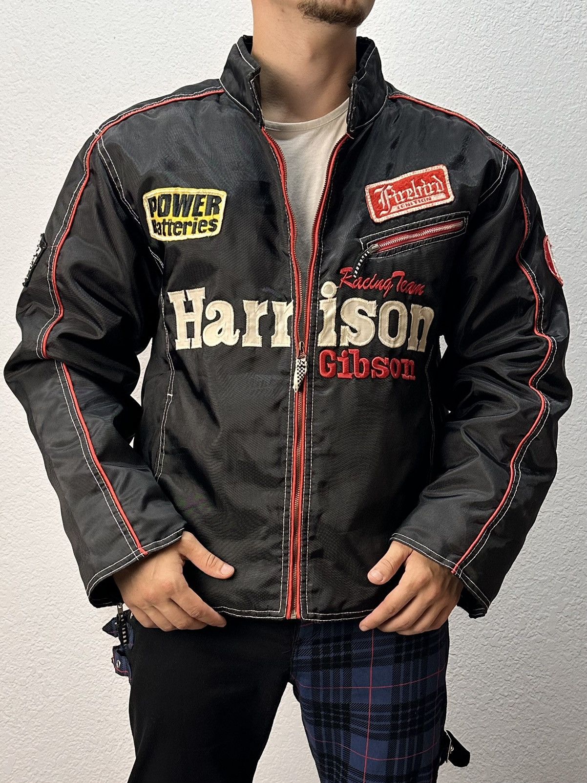 NASCAR Vintage Racing Jacket Harrison F1 Nascar Marlboro Y2k Rare Size US XXL / EU 58 / 5 - 1 Thumbnail