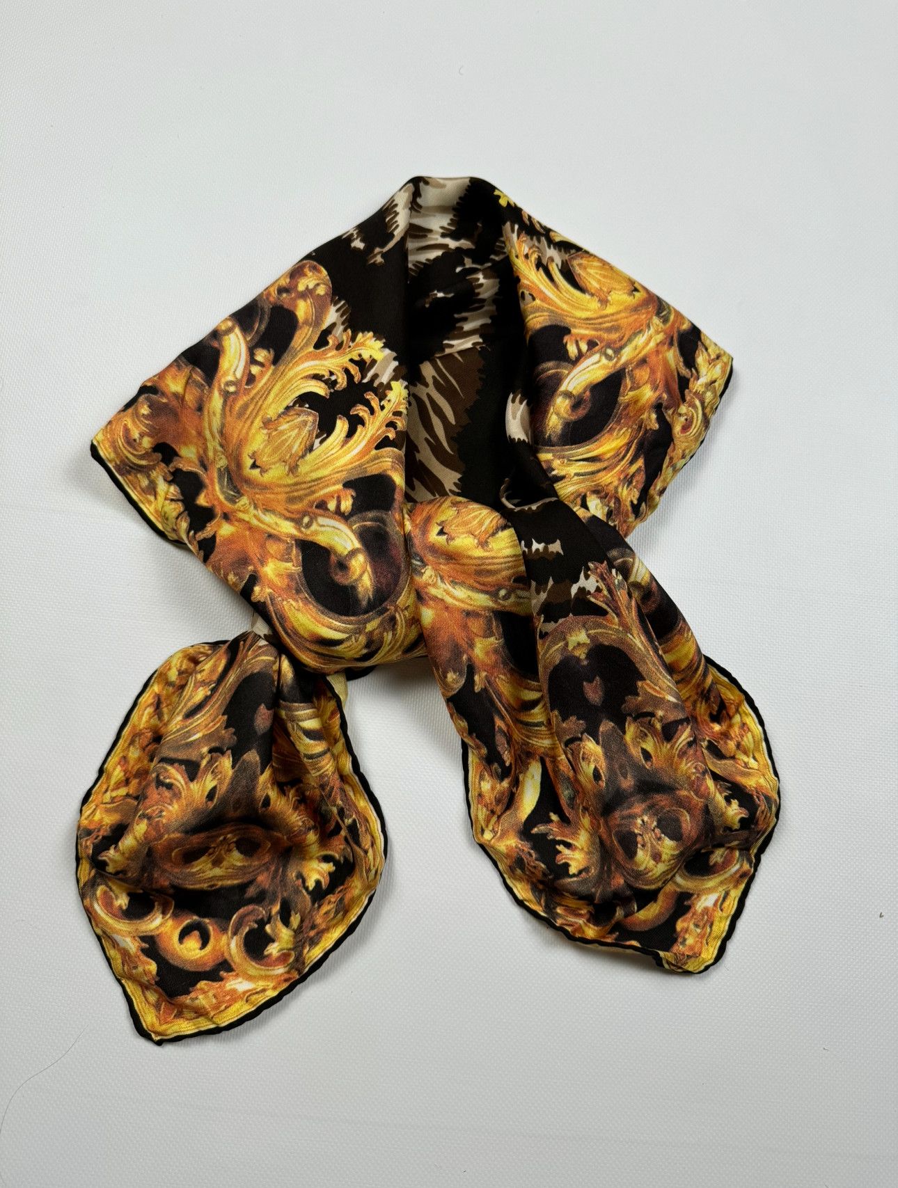 Dolce & Gabbana Dolce & Gabbana Silk Scarf Size ONE SIZE - 10 Thumbnail