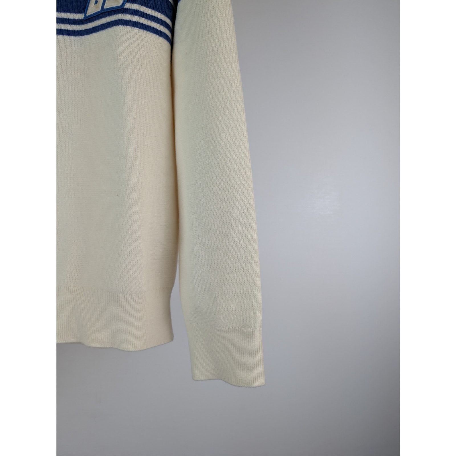 Gucci o1rshd1 Wool Long Sleeve Crewneck Sweatshirt Sweater Ivory Size US L / EU 52-54 / 3 - 4 Thumbnail