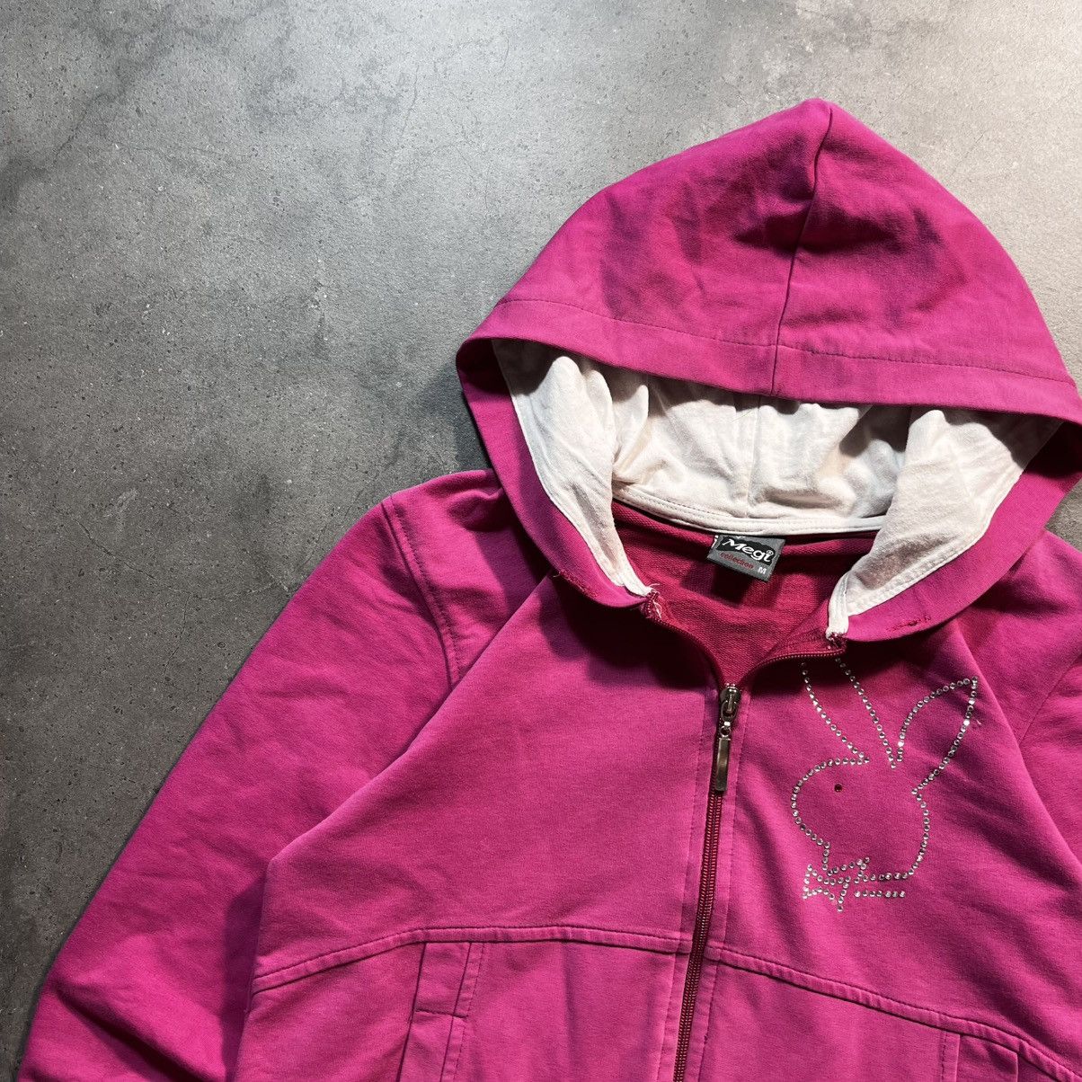 Playboy Vintage Y2K 2000s Playboy Bunny Big Logo Zip Hoodie Womens Size US S / EU 44-46 / 1 - 3 Thumbnail