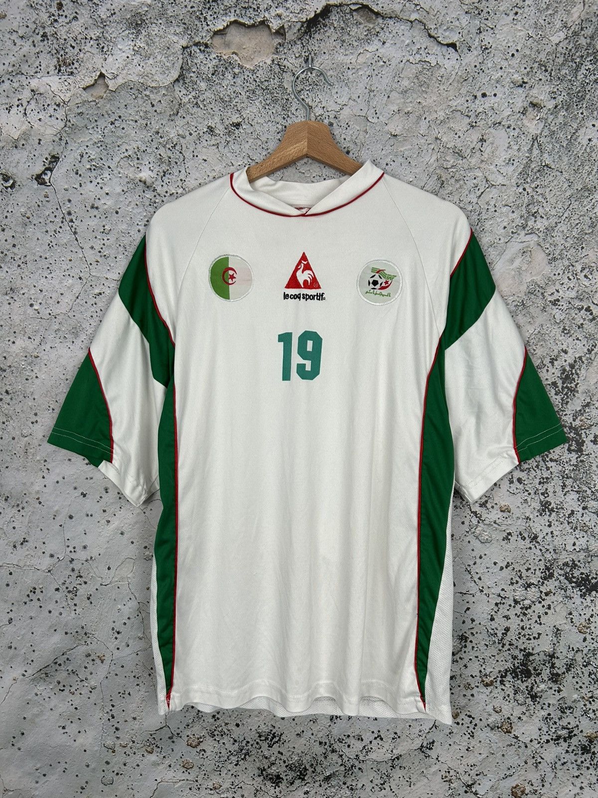 Vintage Vintage Algieria FIFA Soccer Jersey Rare Football 90s Sport Size US L / EU 52-54 / 3 - 1 Thumbnail