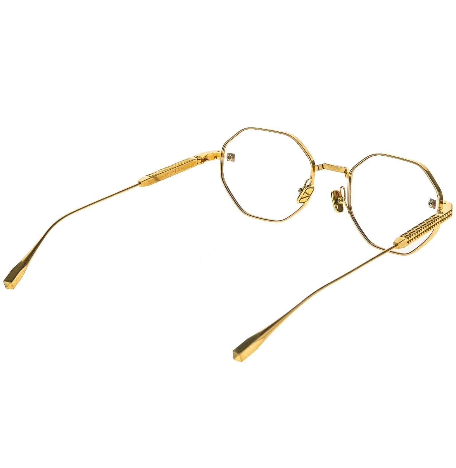 Valentino VALENTINO V-STUD VLX122 VLX 122C Geometric Optical Frame Size ONE SIZE - 9 Thumbnail