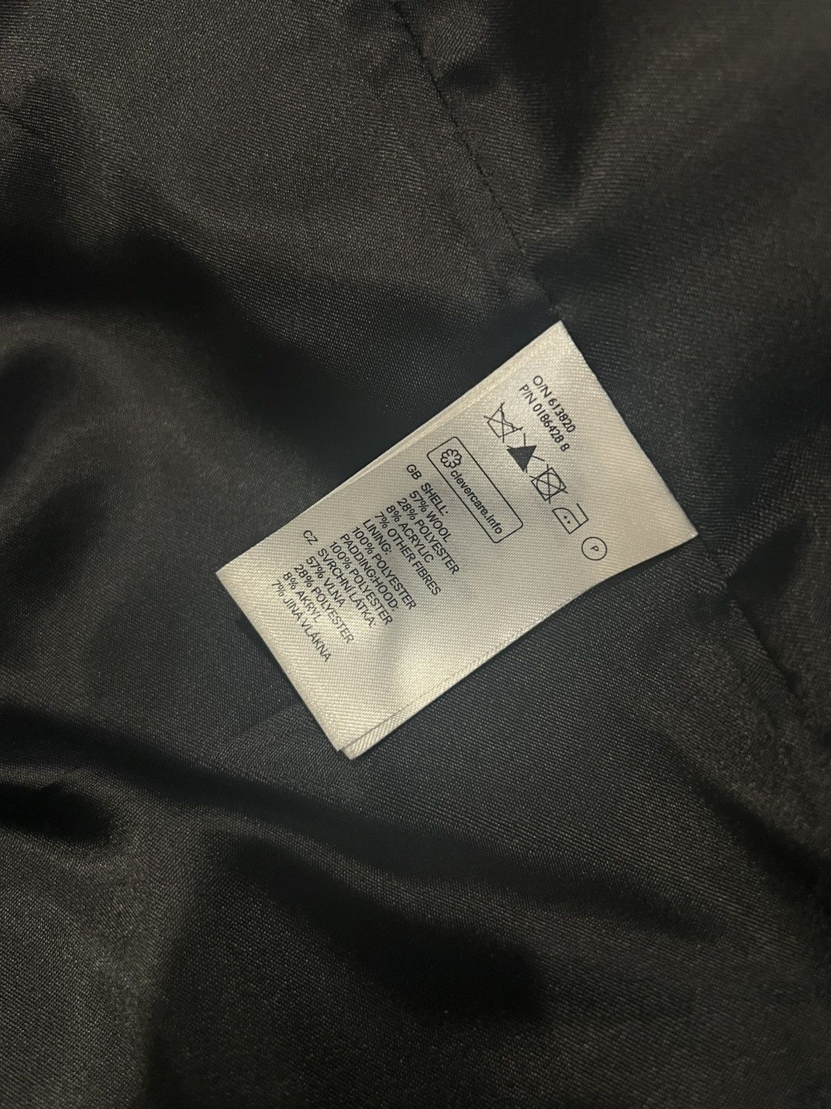 H&M Dark Navy Long Coat