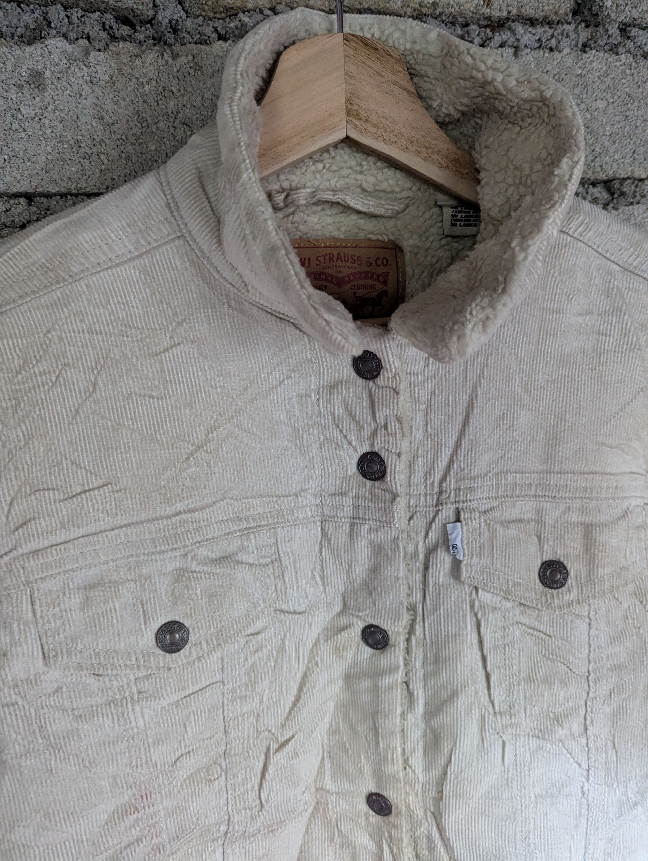 Levi's LEVI'S CORDUROY SNAP BUTTON CROPPED JACKET Size L / US 10 / IT 46 - 4 Thumbnail