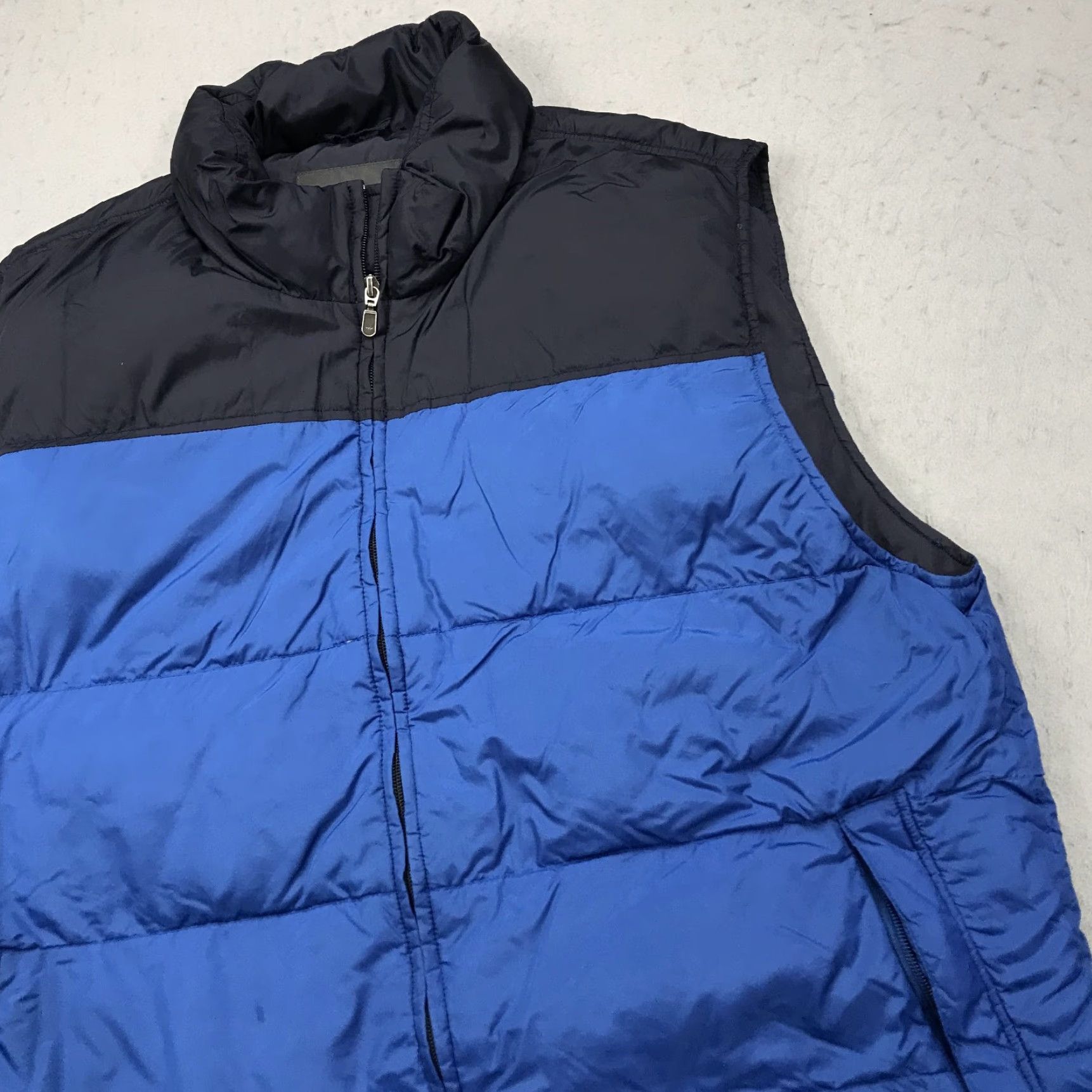 Eddie Bauer Eddie Bauer Vest Mens XL Blue Puffer Insulated Goose Down Full Zip Logo Hiking Vest Size US XL / EU 56 / 4 - 3 Thumbnail