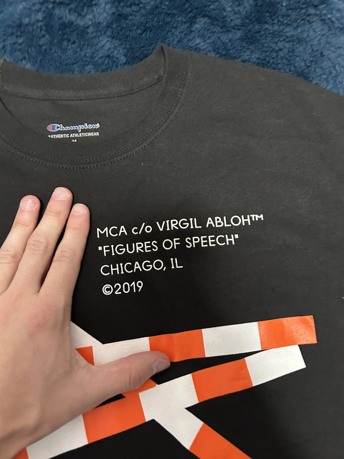 Champion × Virgil Abloh Virgil x champion tee Size US M / EU 48-50 / 2 - 2 Thumbnail