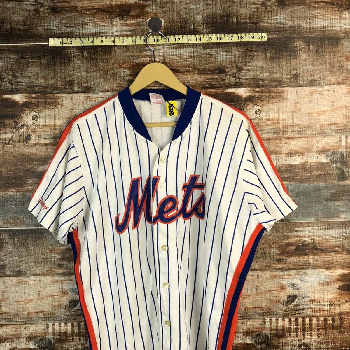 MLB Major League Mets MLB made in usa White Jersey #A2353 Size US L / EU 52-54 / 3 - 2 Thumbnail