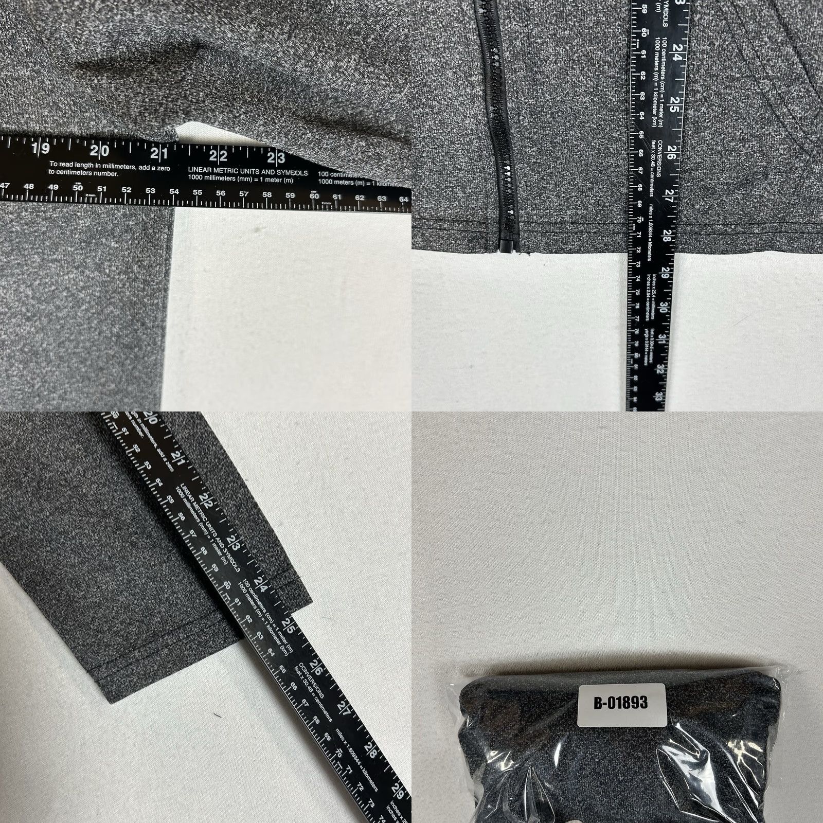 Vintage Brew City Milwaukee Marathon Full Zip Hoodie Adult M Gray Casual Run Shirt Size US M / EU 48-50 / 2 - 8 Thumbnail