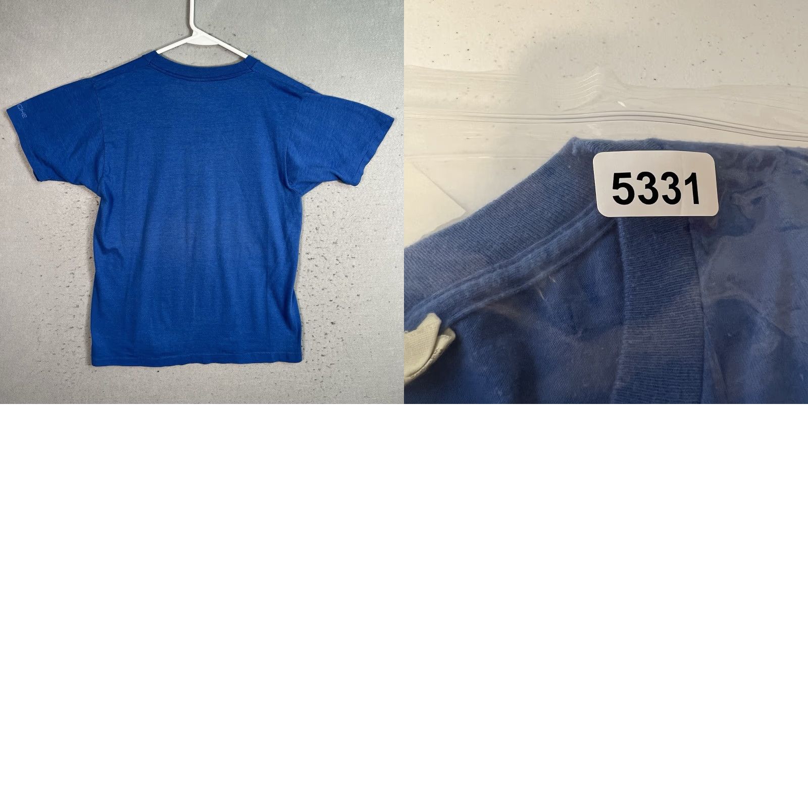 Vintage VINTAGE 1990s Porsche 962 Lowenbrau IMSA Racing T Shirt Adult Large Blue Men Sportswear Graphic Tee Size US L / EU 52-54 / 3 - 8 Thumbnail