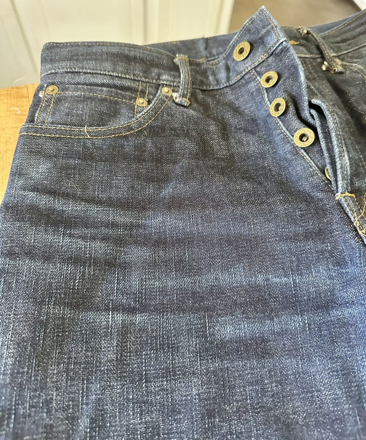 Japan Blue 100% cotton Japanese selvedge Size US 34 / EU 50 - 6 Thumbnail