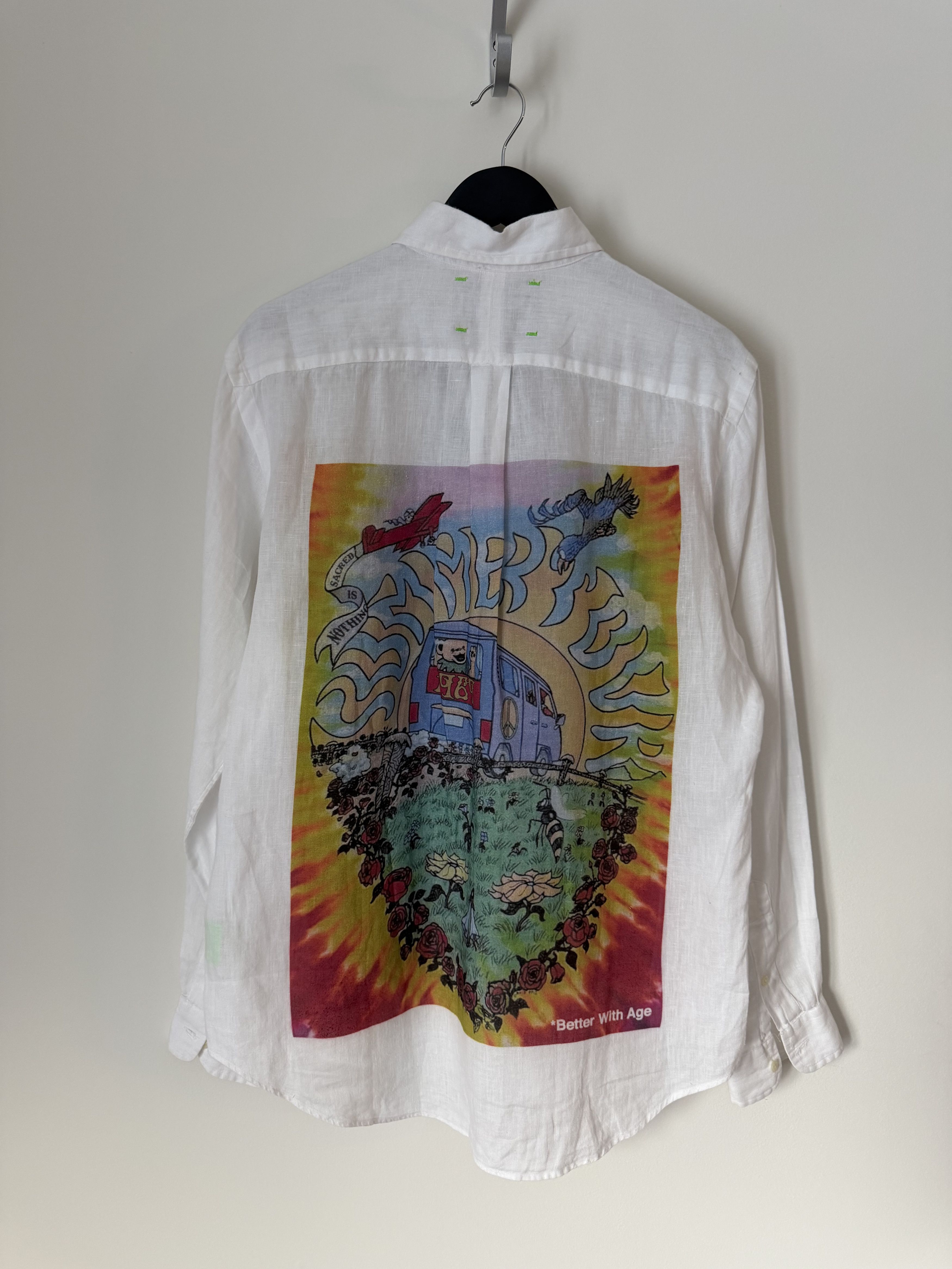 Better With Age Better With Age Road Trip Button Down Shirt in White Size US L / EU 52-54 / 3 - 5 Thumbnail