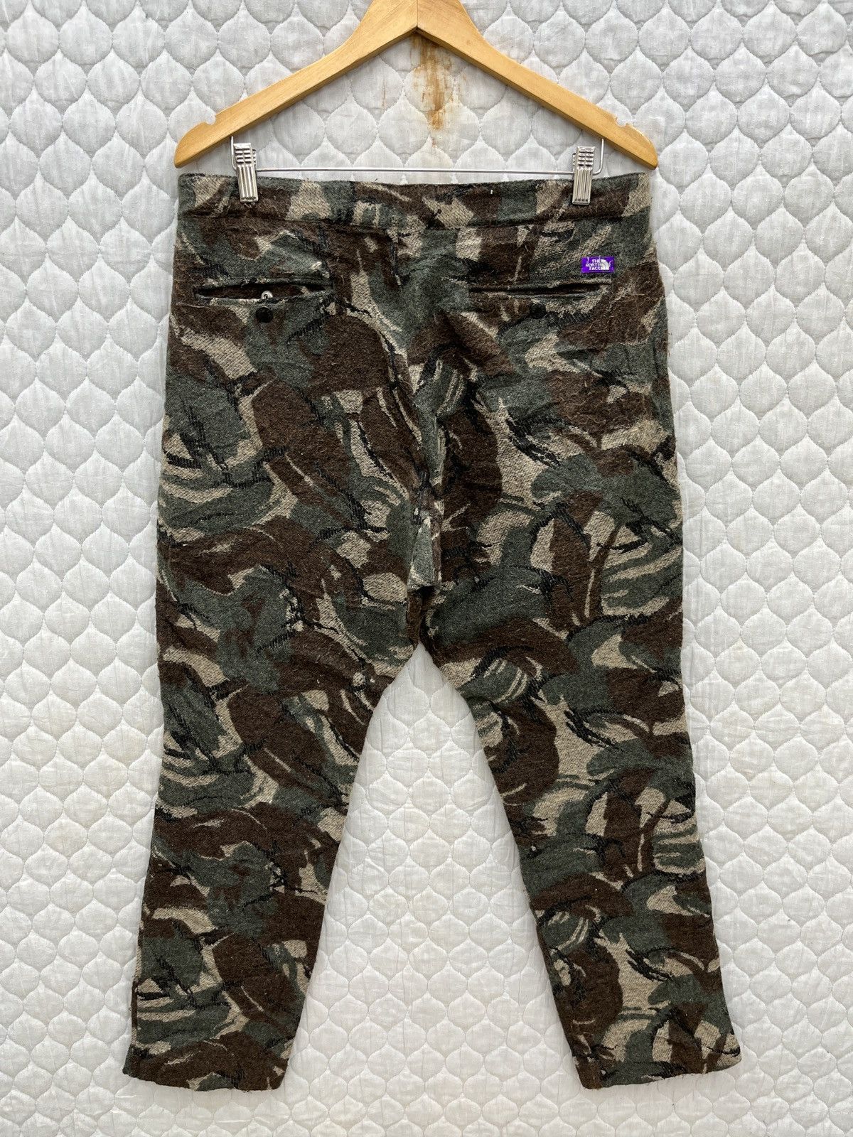 The North Face × Vintage 🔥🔥🔥STEALS VTG THE NORTH FACE CAMO WOOL PANTS Size US 34 / EU 50 - 6 Thumbnail