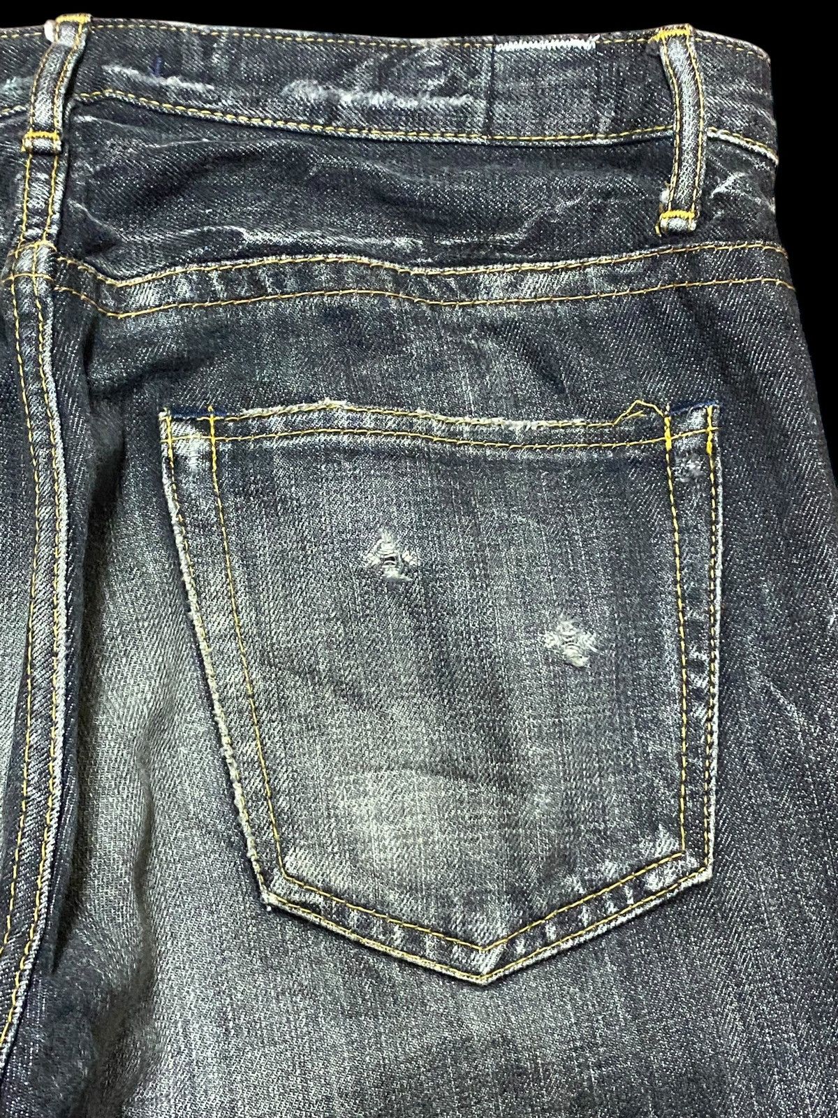 If Six Was Nine Vintage Blueway Denim Tears Thunder Jeans Size US 31 - 16 Thumbnail
