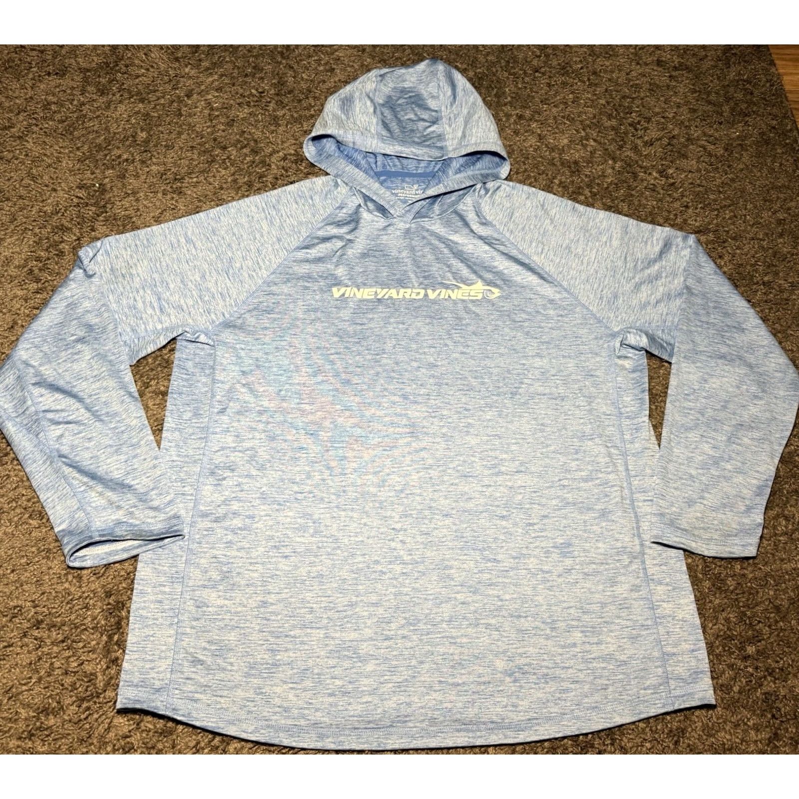 Vineyard Vines Vineyard Vines Long Sleeve Shirt Hoodie XL Blue Nautical Preppy Washington DC Shirt Mens Size US XL / EU 56 / 4 - 2 Thumbnail