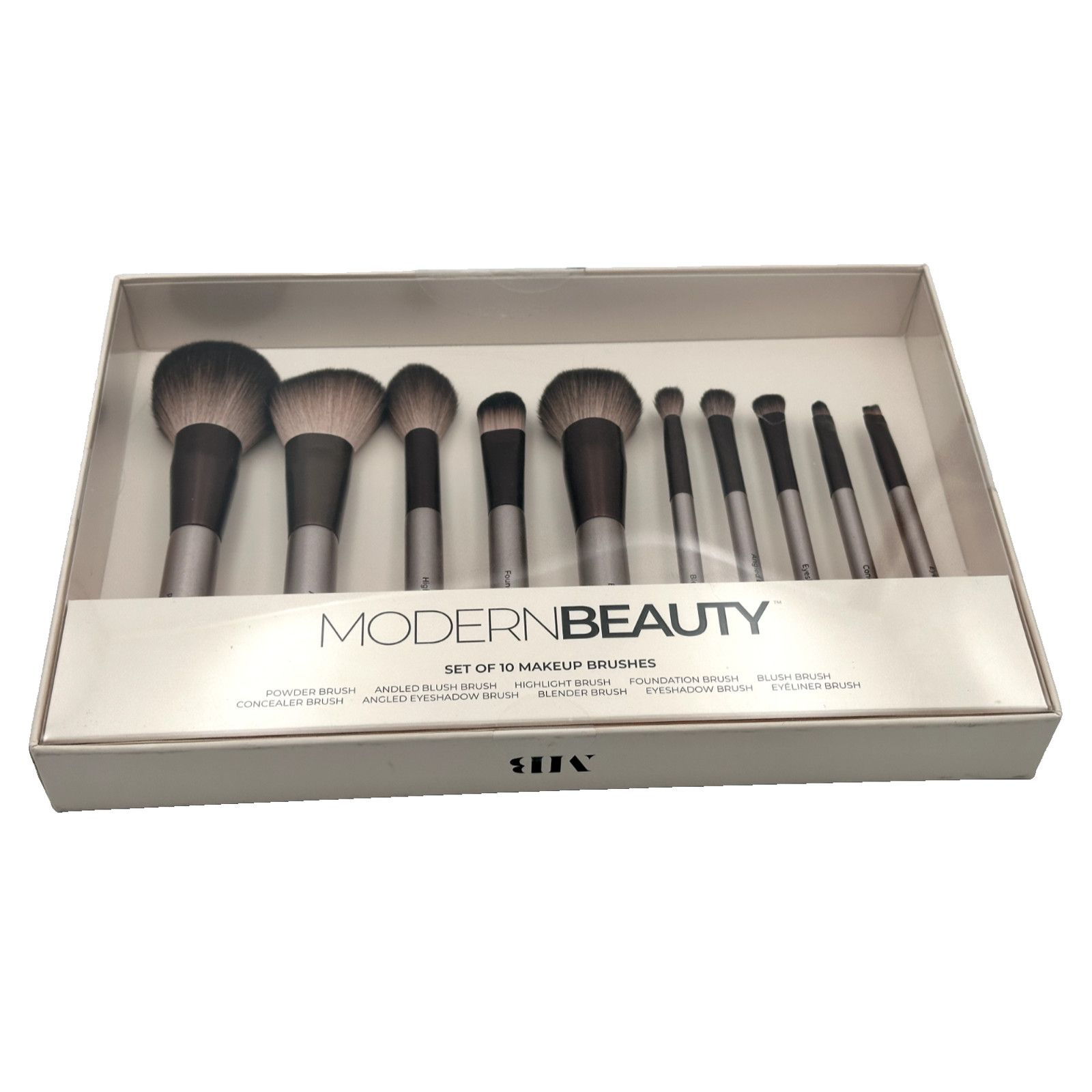 Other Sealed Modern Beauty 10-Piece Makeup Brushes- Soft Bristles Size ONE SIZE - 3 Thumbnail