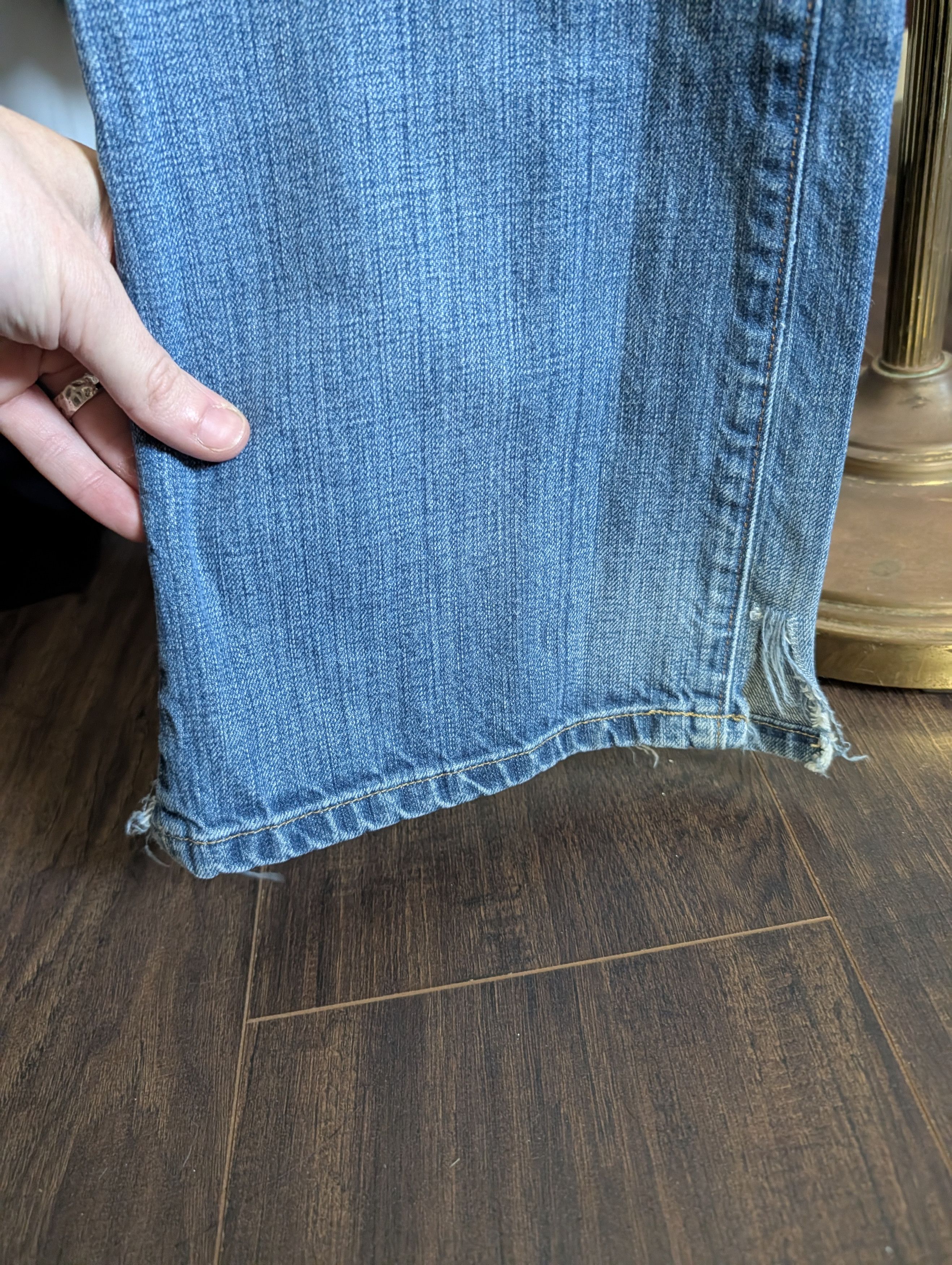 Polo Ralph Lauren Vintage Morrison distressed straight blue denim jeans Size US 32 / EU 48 - 8 Thumbnail