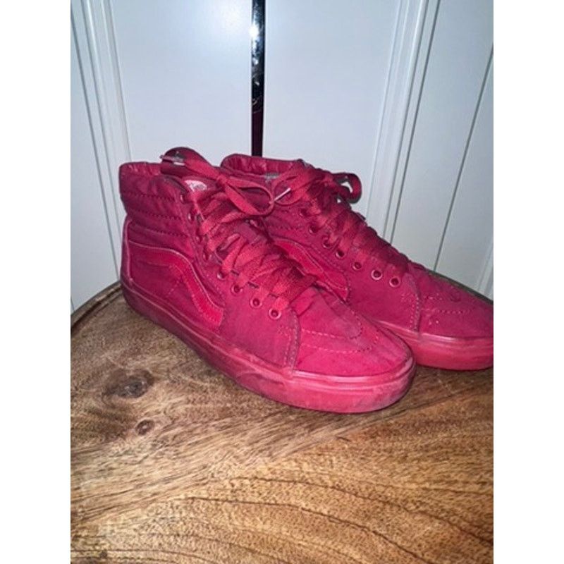 Vans Vans SK8-Hi Red High Top Men's 7 Women's 8.5 Sneakers Casual Size US 8.5 / IT 38.5 - 1 Thumbnail