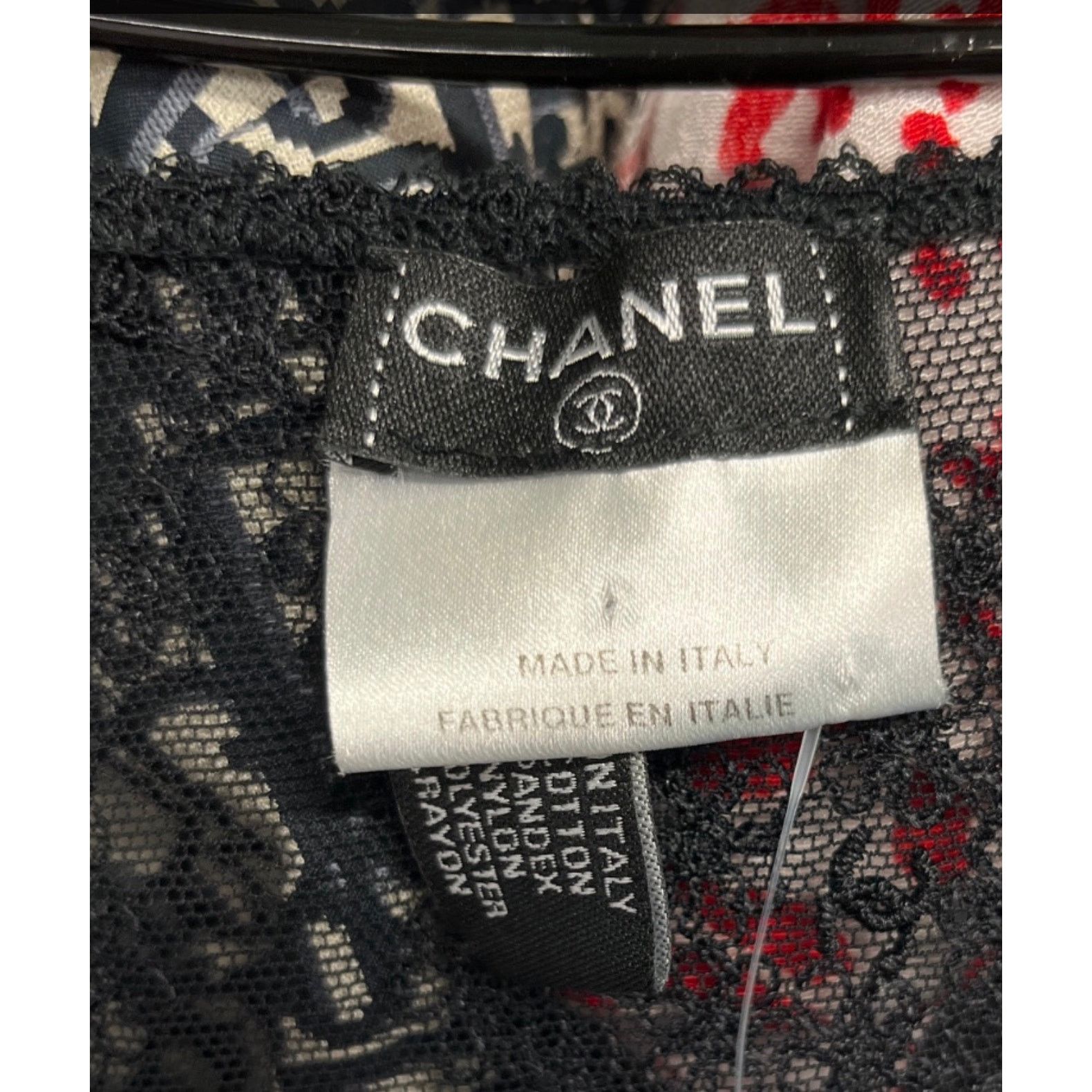 Chanel Chanel Elegant Black Lace Top with Bow - Size S / FR36 Size S / US 4 / IT 40 - 5 Thumbnail