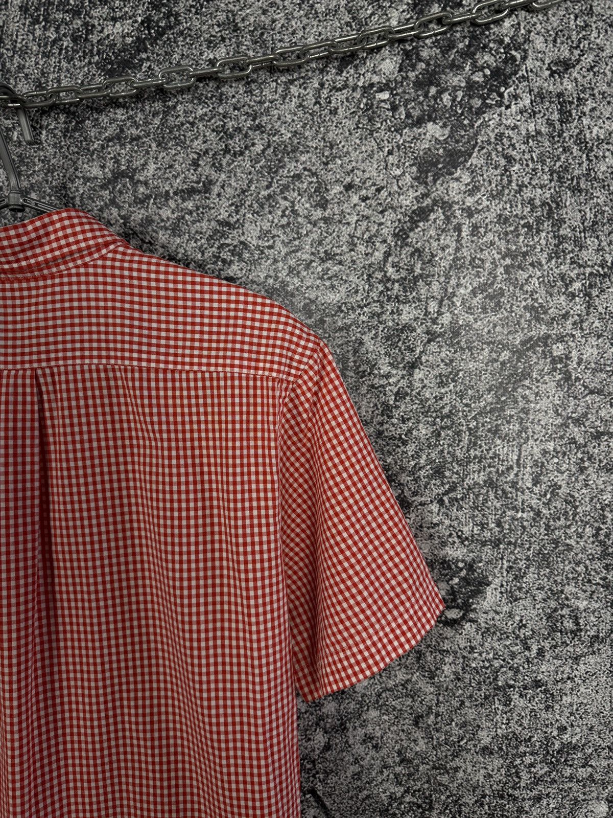 Lacoste Men’s Lacoste Short Sleeve Plaid Shirt Button Up Regular Fit Size US L / EU 52-54 / 3 - 11 Thumbnail