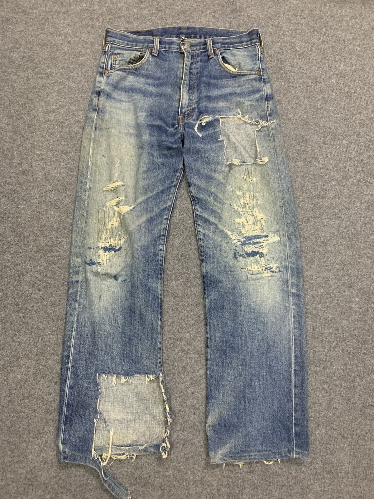Japanese Brand Grunge 90s Levis 502 BE selvedge. Size US 31 - 1 Thumbnail