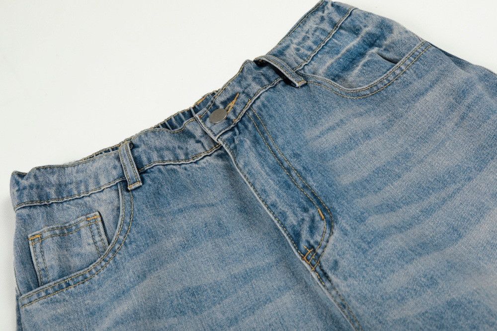 Jean American retro washed distressed jeans for men Size US 32 / EU 48 - 3 Thumbnail